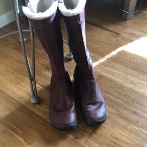 Keen leather tall boots